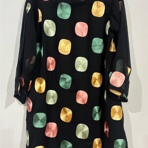 Colorful Polka Dot Dress